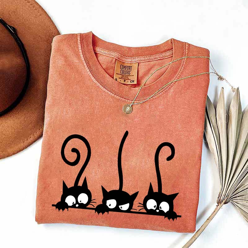 Black Cats Graphic T-Shirt