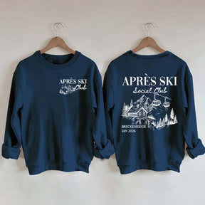 Retro Ski Lodge Warm Winter Sweatshirt
