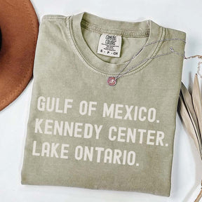 Gulf of Mexico Kennedy Center Lake Ontario T-Shirt