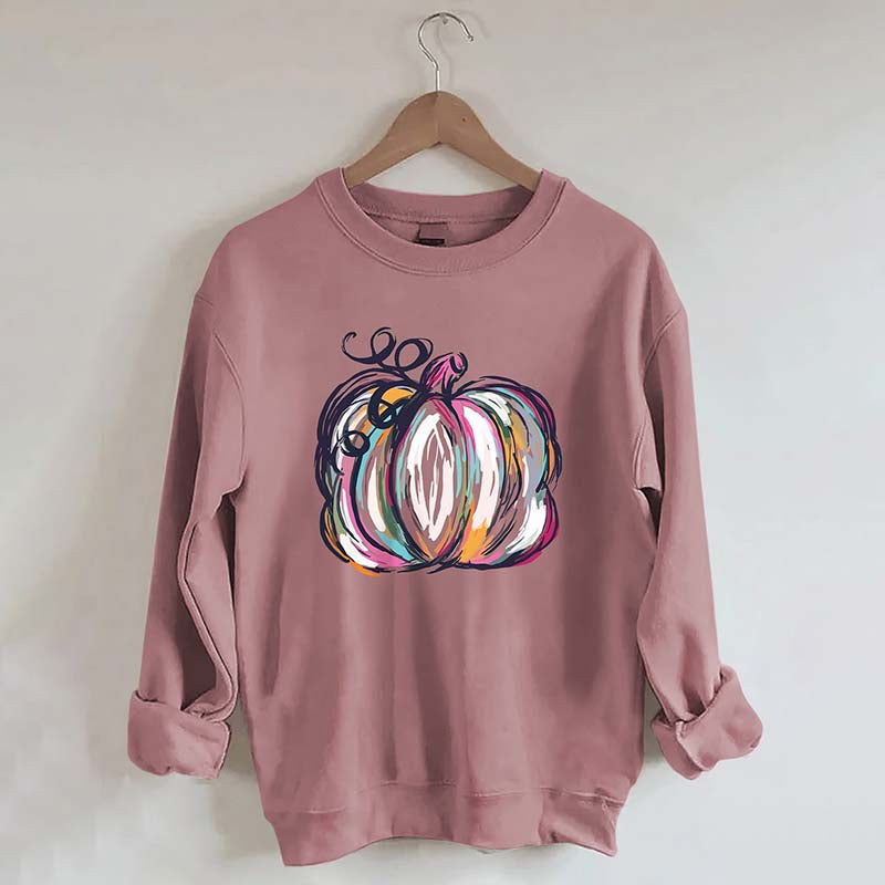 Watercolor Pumpkin Sweatshirt