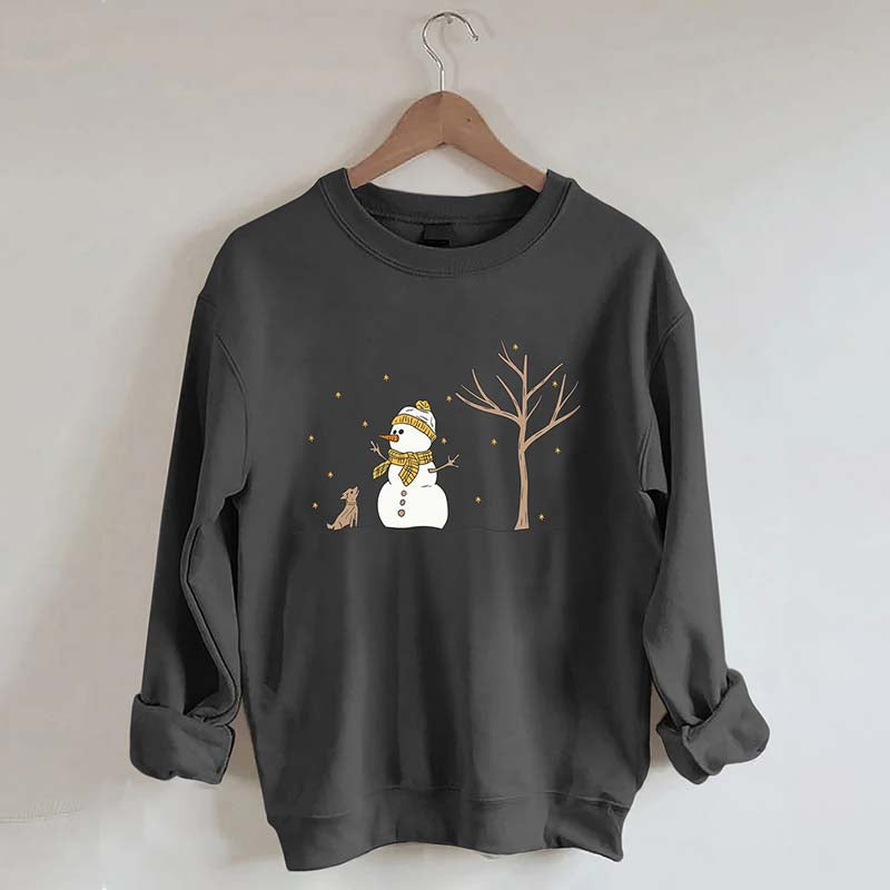 Christmas Snowman Dead tree Sweatshirt