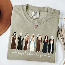 Custom Comfort Colors Catholic Saint T-Shirt
