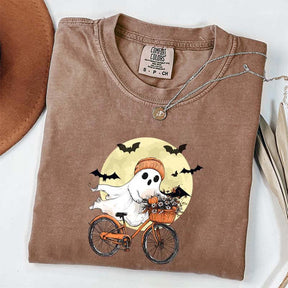 Cute Halloween Ghost Camping T-Shirt