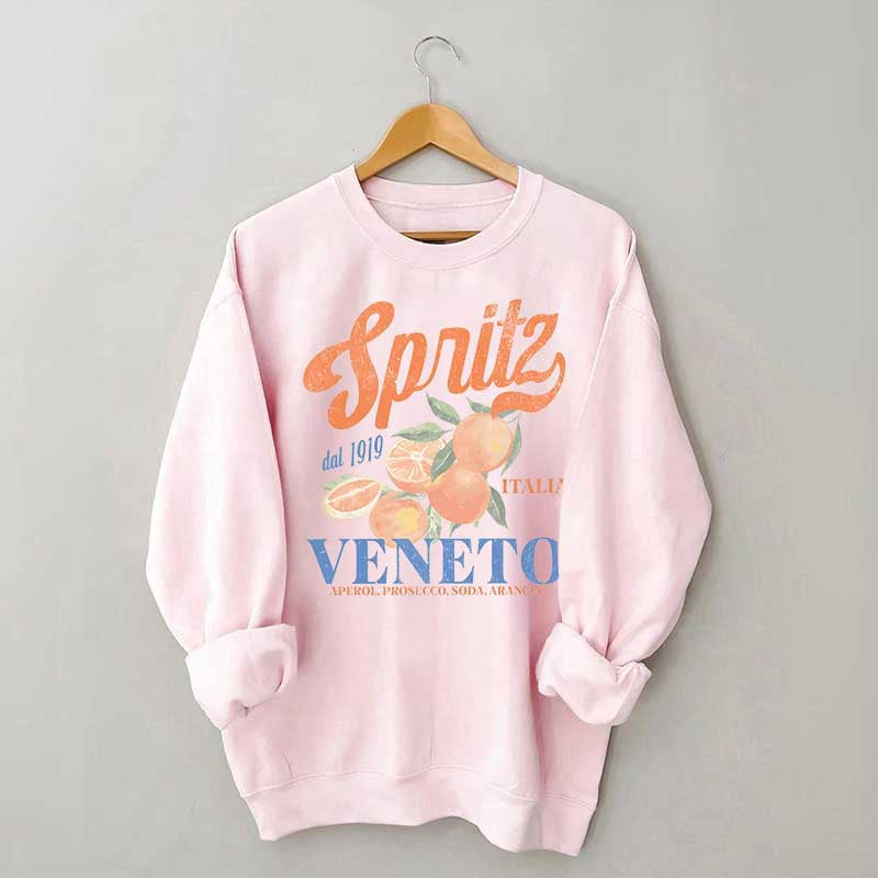Spritz Italian Cocktail Aperitivo Sweatshirt