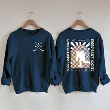 Retro Hockey Mom Sweatshirt