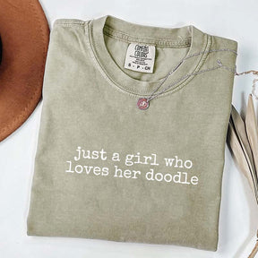 Just A Girl Who Loves Her Doodle T-Shirt