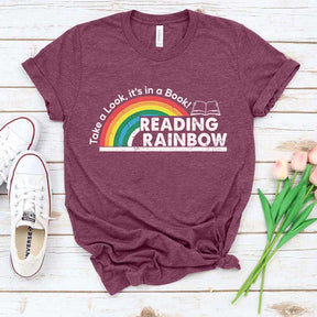 Vintage Take a Look Its in a Book T-Shirt
