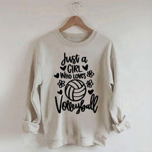Floral Volleyball Sweatshirt