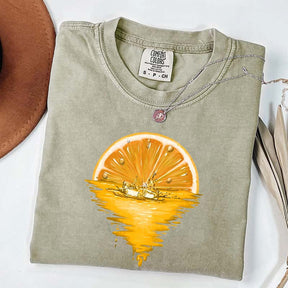 Orange Sunset Fruit Lover T-Shirt