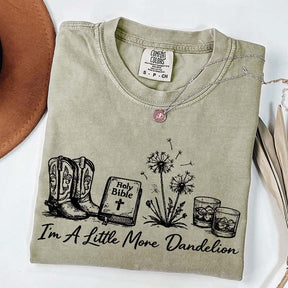 Dandelion Comfort Colors Graphic Western T-Shirt