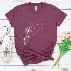 Women's Inspirational Flower Dandelion T-Shirt
