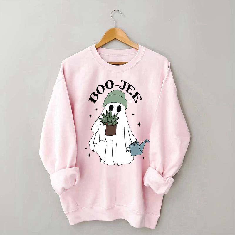 Crazy Plant Lady Ghost Sweatshirt