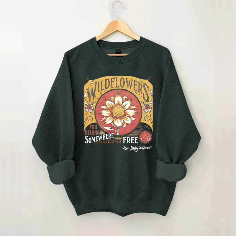 Tom Petty Wildflowers Natural Sweatshirt