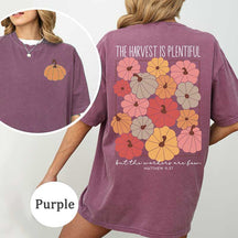Pumpkin Harvest Bible Verse Halloween T-Shirt