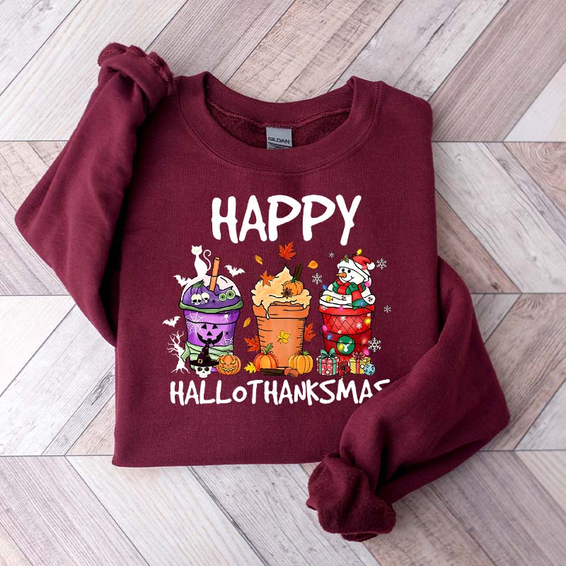 Happy Hallothanksmas Sweatshirt