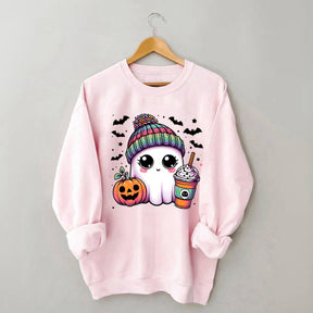 Cute Ghost Coffee Sweatshirt