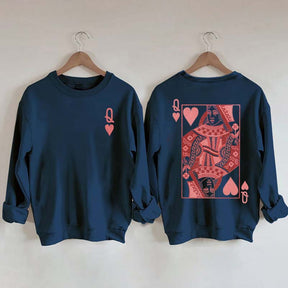 Queen of Hearts Valentines Sweatshirt