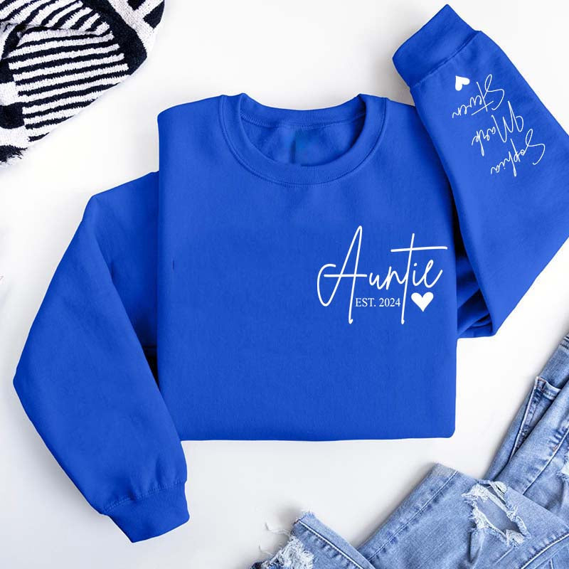 Personalized Nieces Nephews Names Year Sweatshirt