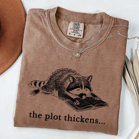 Comfort Colors Bookish Raccoon T-Shirt