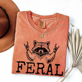 Feral Raccoon Girl T-Shirt