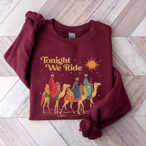 Retro Tonight We Ride Faith Sweatshirt