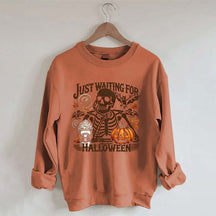 Just Waiting For Halloween Sweatshirt