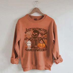 Just Waiting For Halloween Sweatshirt