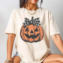 Comfort Colors Preppy Jack o Lantern T-Shirt