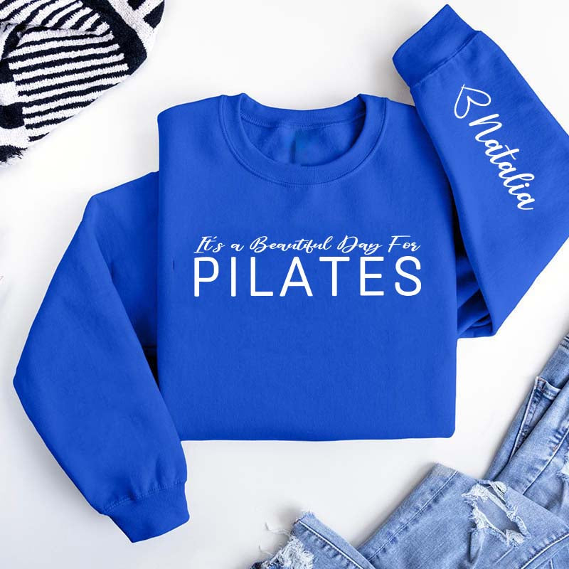 Personalized Pilates Mom Sweatshirt