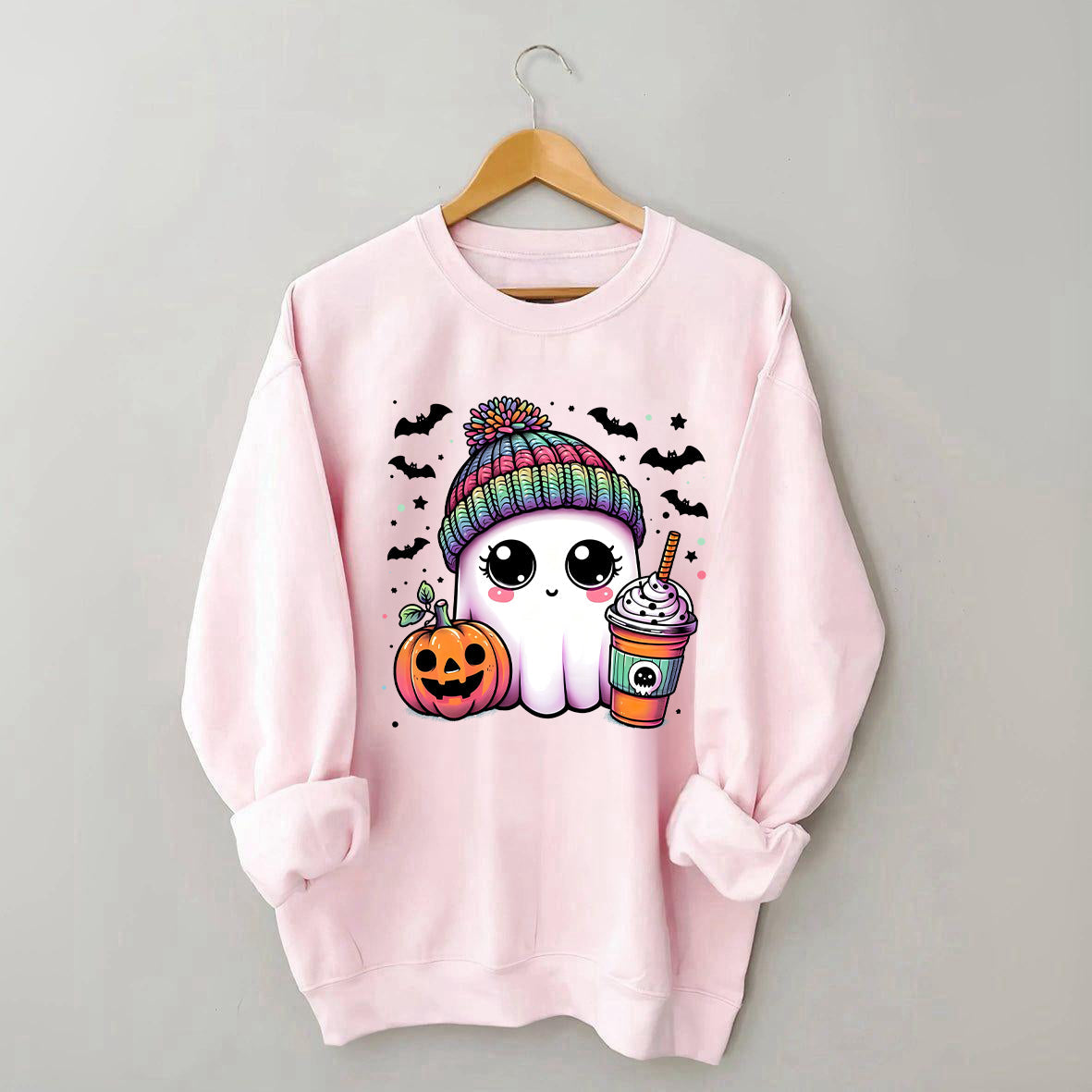 Cute Ghost Coffee Sweatshirt