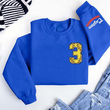 Custom Sleeve Softball Sweatshirt