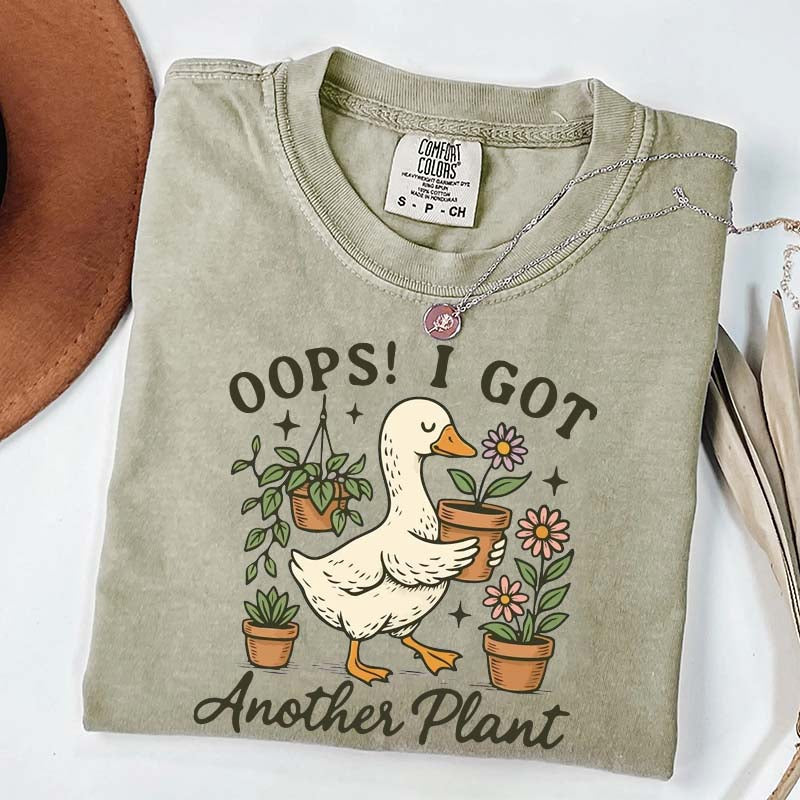 Oops I Got Another Plant Duck T-Shirt