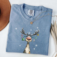 Comfort Colors Vintage Reindeer T-Shirt