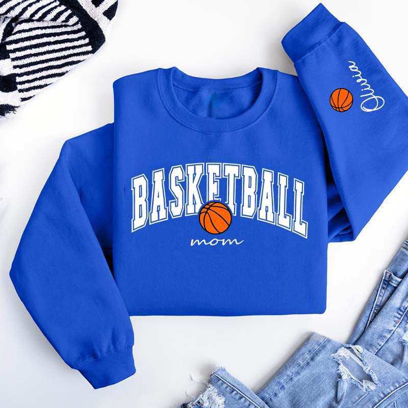 Custom Basketball Mom Cute Sweatshirt