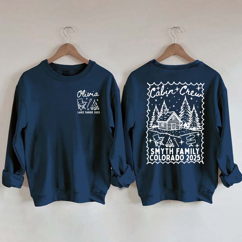 Group Cabin Camping Trip Sweatshirt