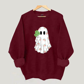 Funny St Patricks Day Ghost Sweatshirt