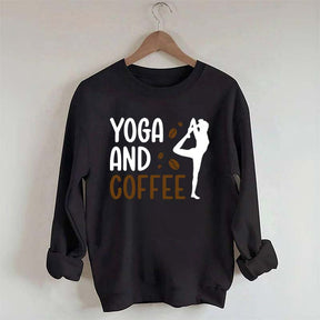 Yoga And Coffee Sweatshirt