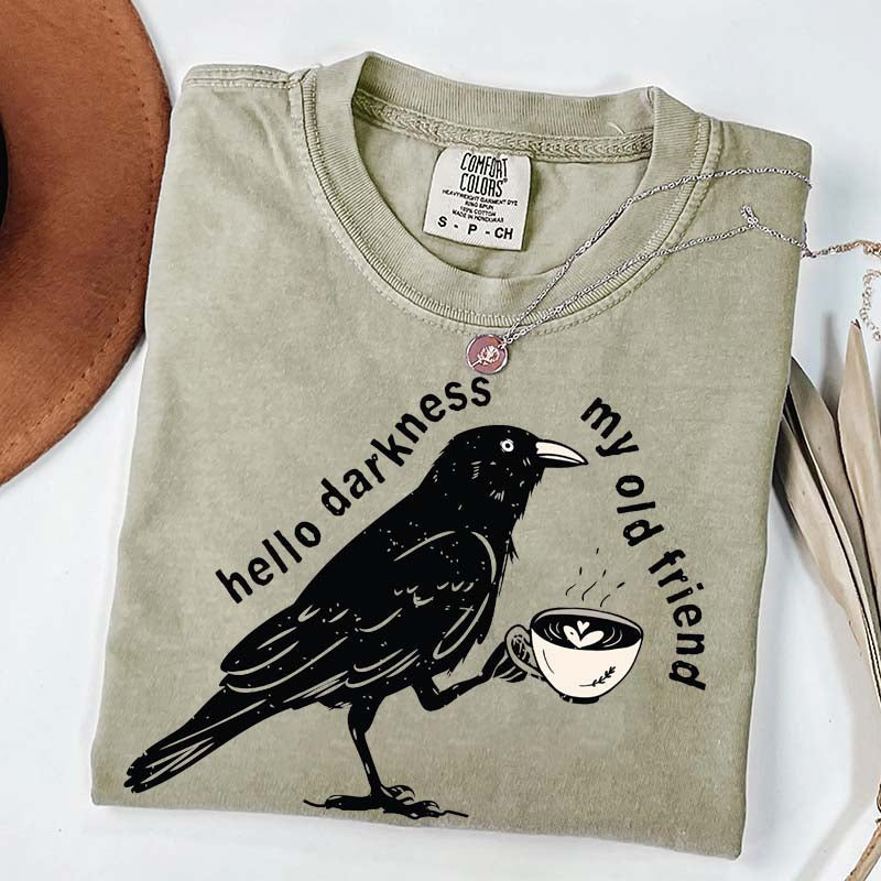 Raven Crow Coffee T-Shirt