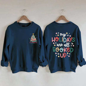 All Booked For Christmas Lovers Sweatshirt