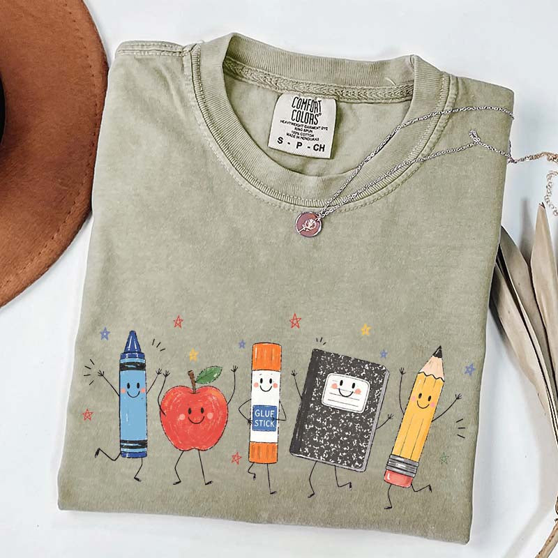 Funny Teacher Life School Supplies T-Shirt