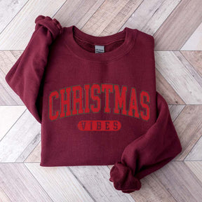 Retro Christmas Vibes Gift Sweatshirt