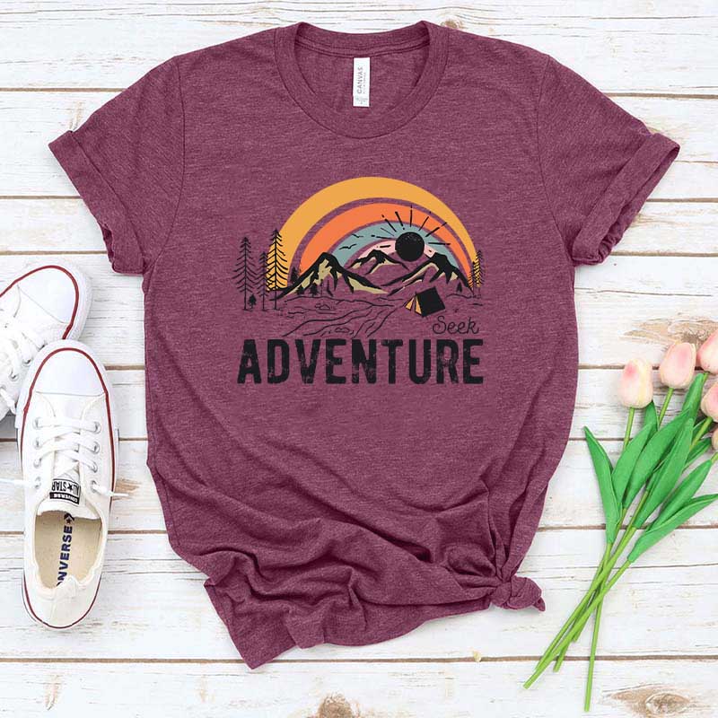 Hiking Camping Mountain Adventure T-Shirt