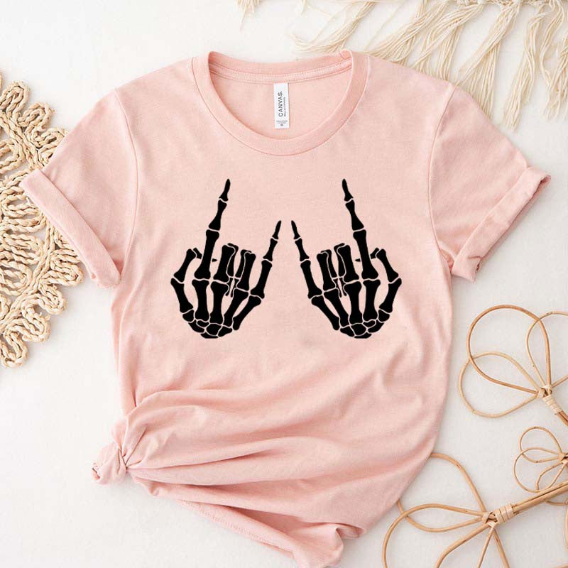Skeleton Hand Rock and Roll T-Shirt