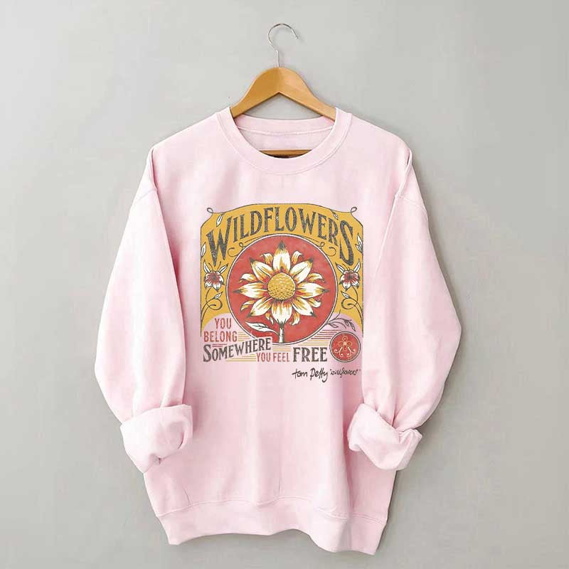 Tom Petty Wildflowers Natural Sweatshirt