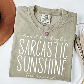 Your Little Ray of Sarcastic Sunshine Has Arrived Simple T-Shirt