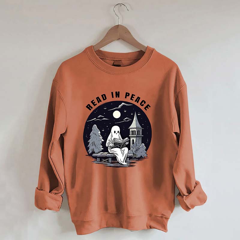 Halloween Read In Peace Sweatshirt