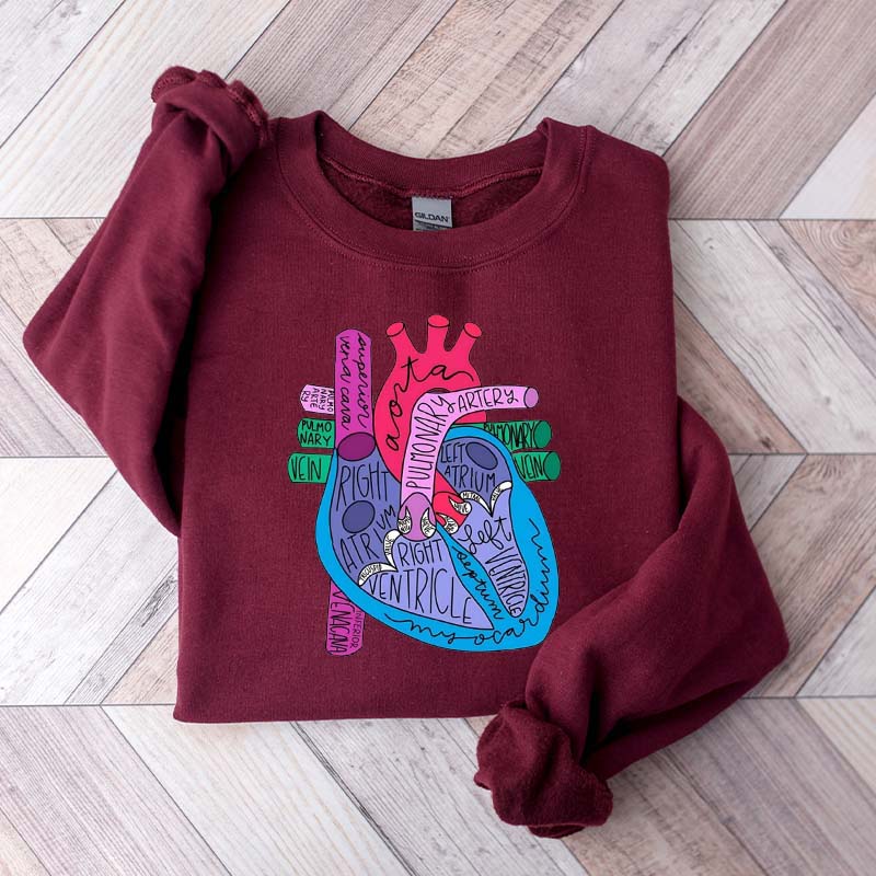 Heart Anatomy Sweatshirt