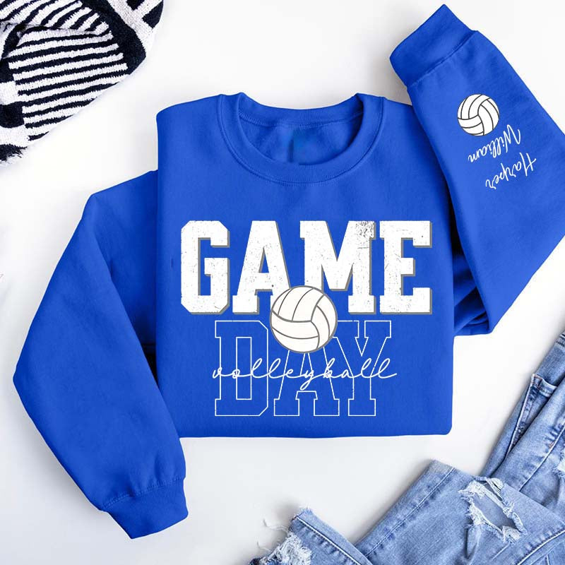 Personalized Volleyball Mom Name Sweatshirt