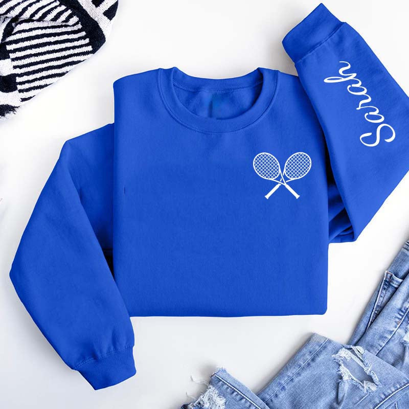 Custom Name Tennis Sweatshirt