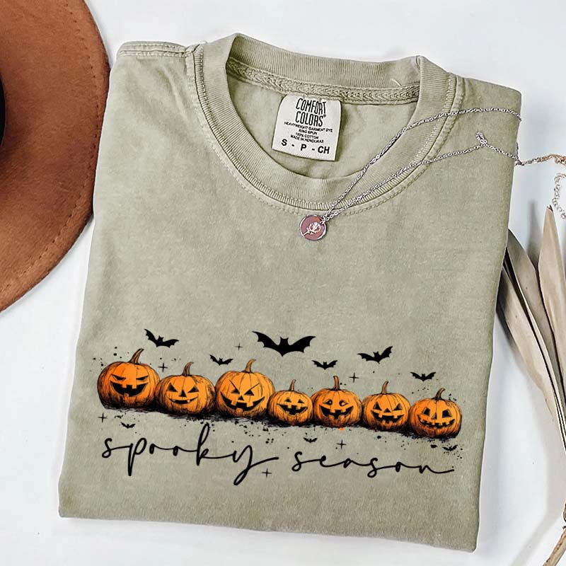 Spooky Season Pumpkins Halloween T-Shirt
